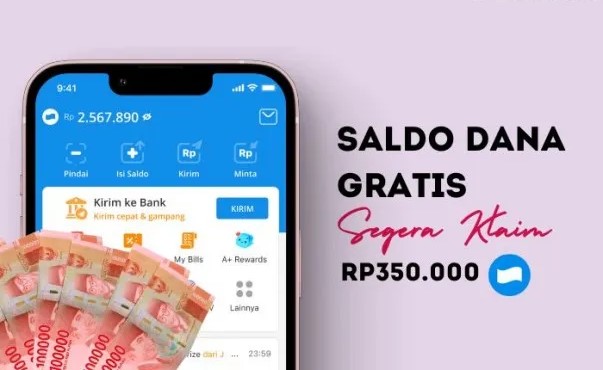 Uang Kaget yang Terbukti Membayar ke Rekening atau DANA